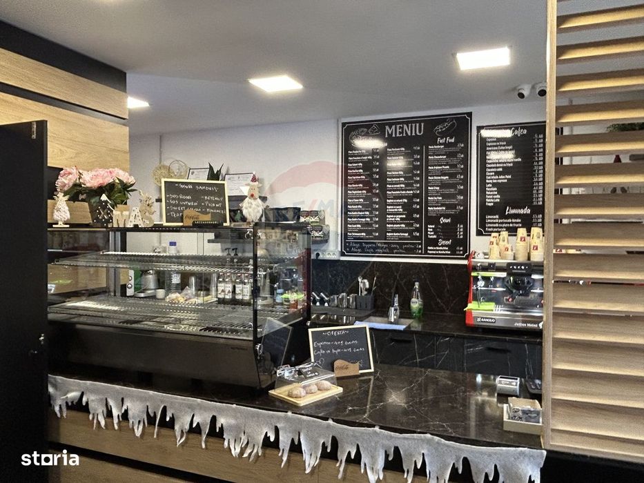 Pizzerie de închiriat in suprafata de 48mp în zona Centrala / Stradal