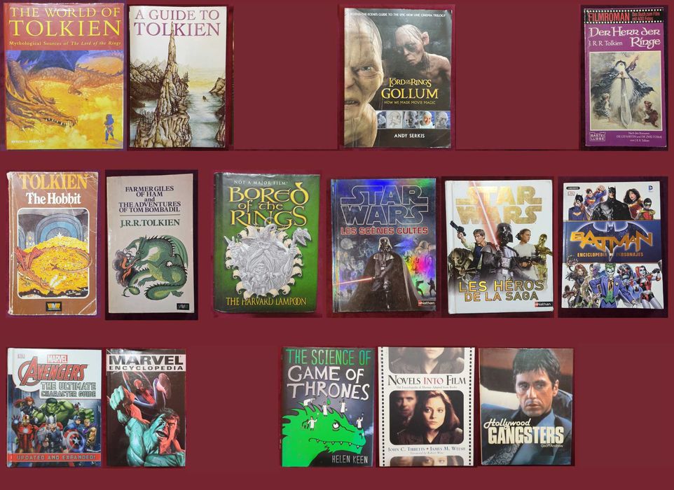 Star Wars, GoT, LoTR, Marvel, Avengers, Batman, Movies-15 енциклопедии