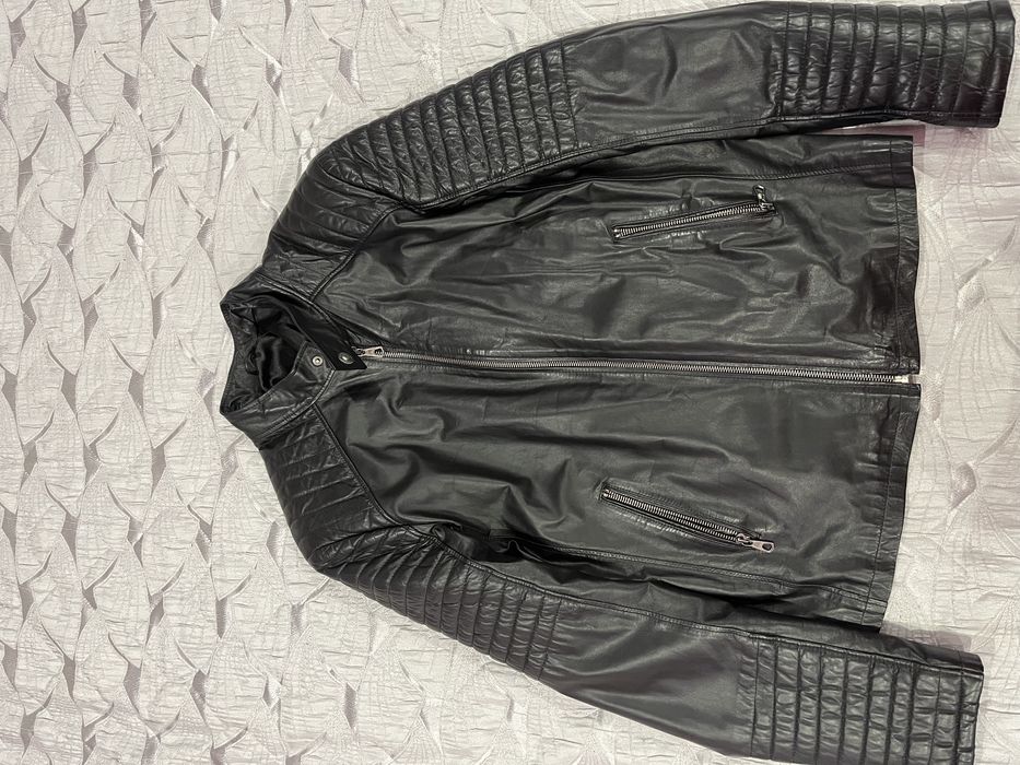 Кожено мъжко яке естествена кожа, размер М