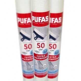 Стеклохолст, Стеклосетка фасадная, фасадная Паутинка от трещин PUFAS