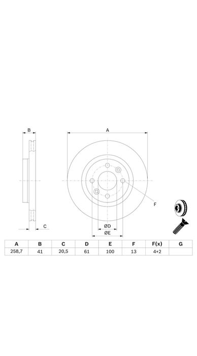 Set 2 discuri frana Fata RENAULT MEGANE II (BM0/1_, CM0/1_) din 2006-2011, KW 79 CP 107 CMC 1598, Auto, Bosch