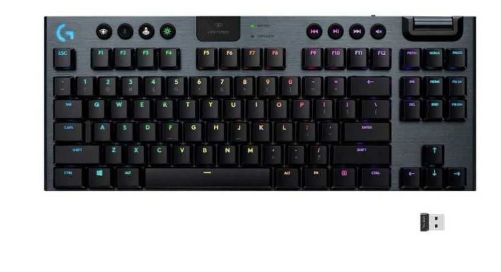 Клавиатура игровая logitech g915 tkl lightspeed (clicky)