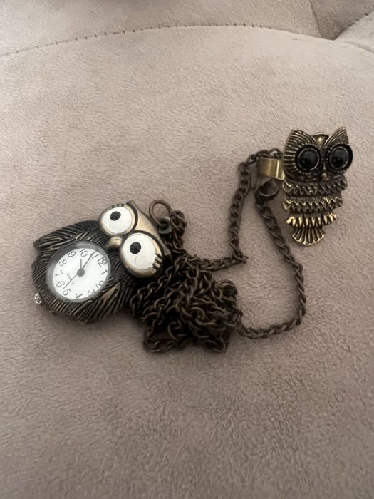 Часики сова и кольцо 5000