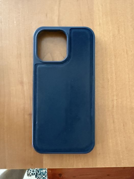 Husă Cento Silicon iPhone 15 Pro Max – Albastru Închis / Bleomarin