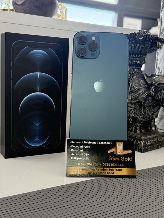Vand iphone 12 pro max de 256 gb baterie 100%