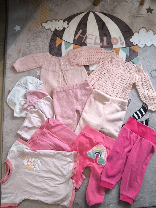 Loturi 30 lei haine bebeluș 2-4luni 50-62cm