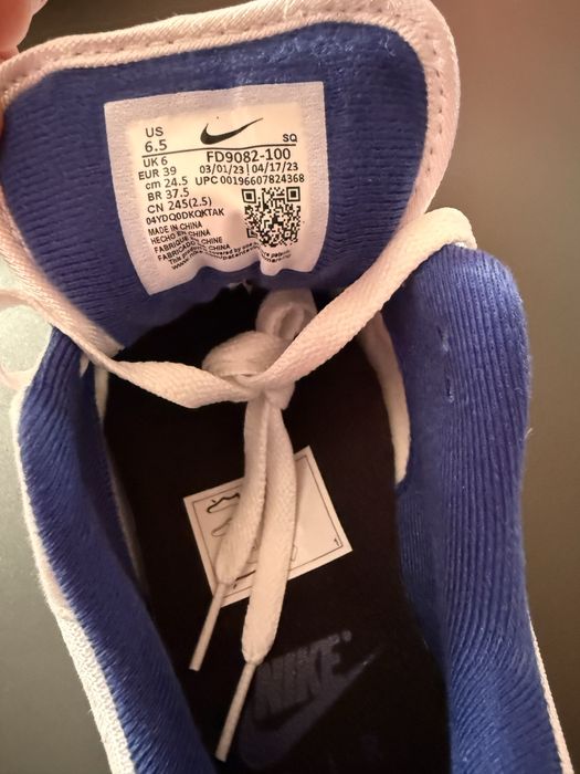 Adidasi Originali Nike Air Max 1 Deep Blue Retro Marime 39 si 38.5