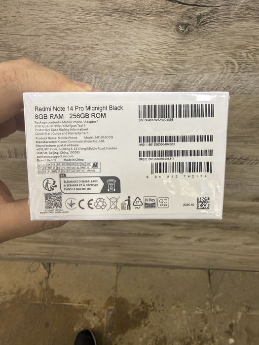 Redmi note 14 pro 256gb