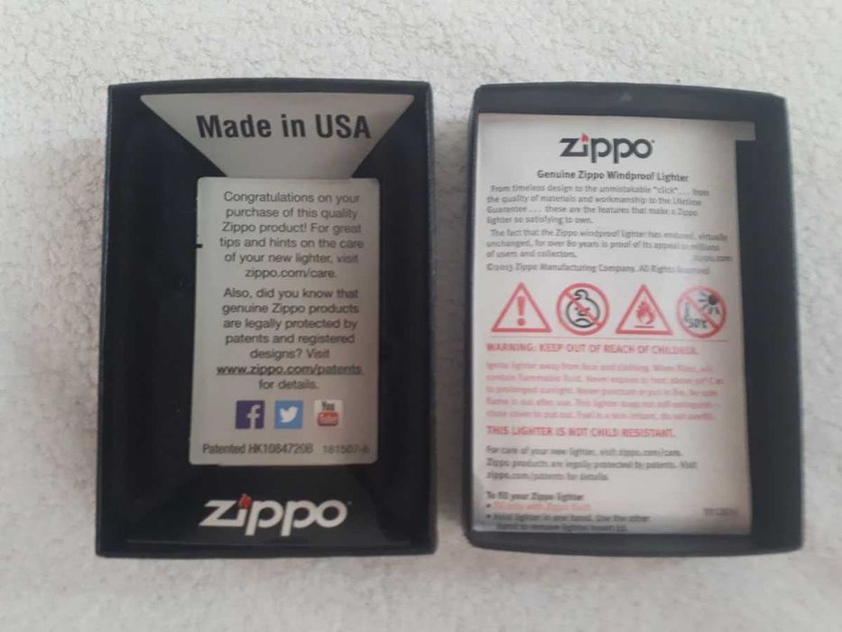 Колекционерска запалка ZIPPO, 2 револвера, релефна