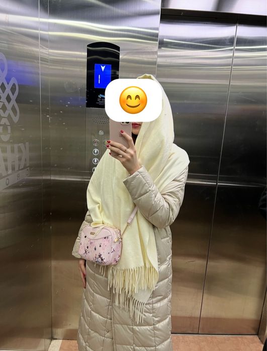 Пуховик стеганный М размер