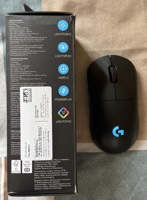 Мишка Logitech superspeed pro 2