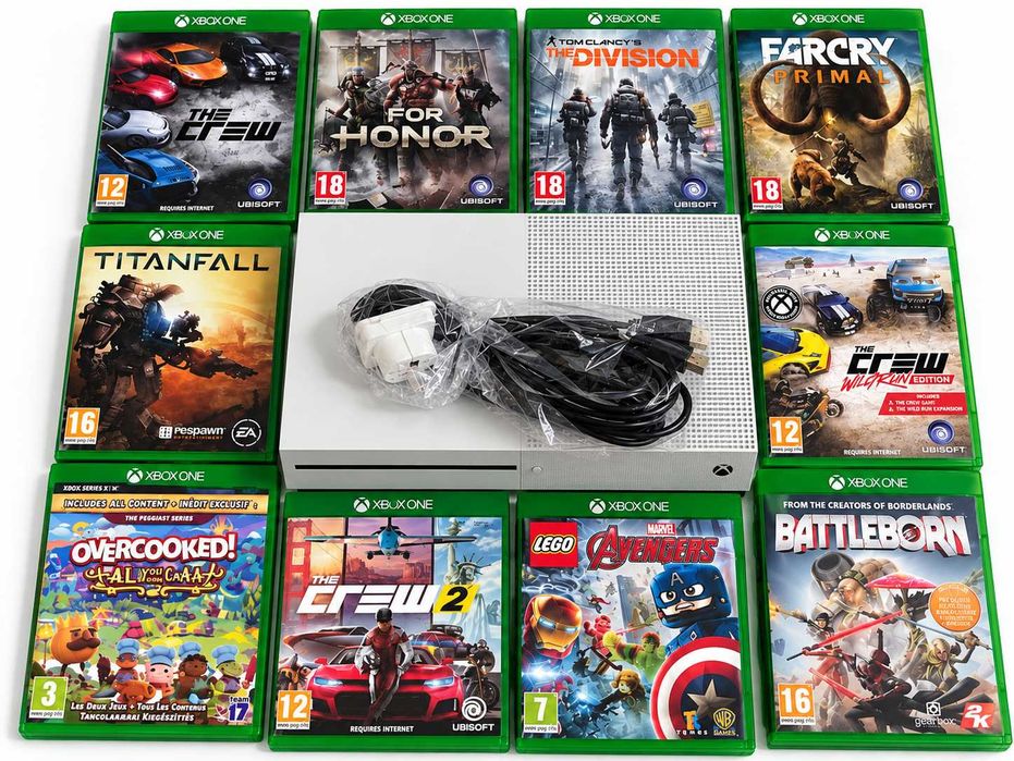 Xbox ONE S cu 10 jocuri incluse
