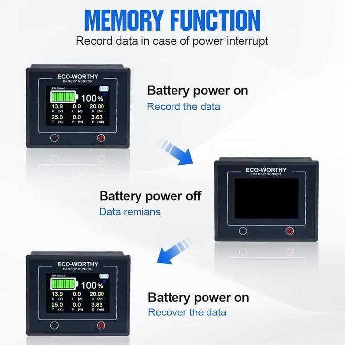 Battery monitor 10-100v