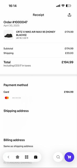 Corteiz x nike air max 95 “Honey blacks”