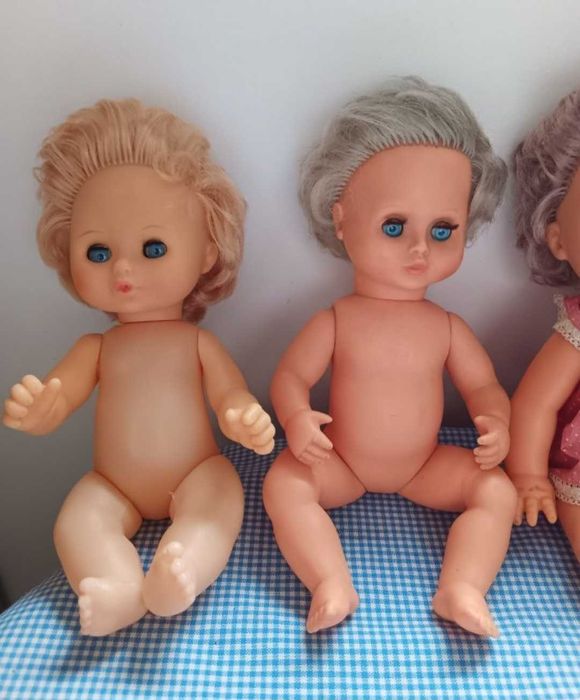 Lot papusi Aradeanca, Papusi vechi de colectie, Perioada comunista RSR