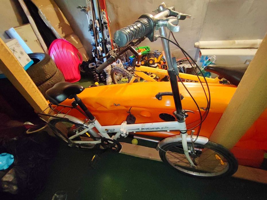 Vând bicicleta mountain bike, full suspension, pliabila