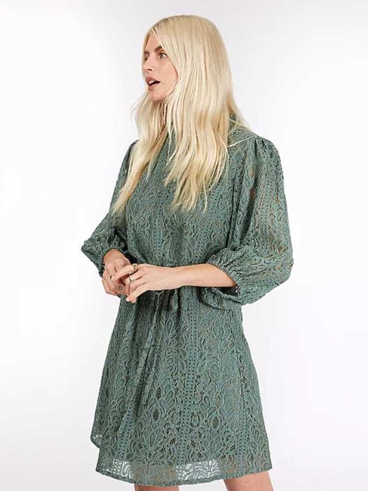 Rochie mini din dantela verde George Girls on Film marimea S