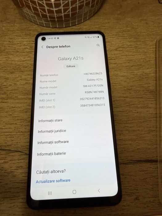 Samsung Galaxy A21s , 32GB , Black