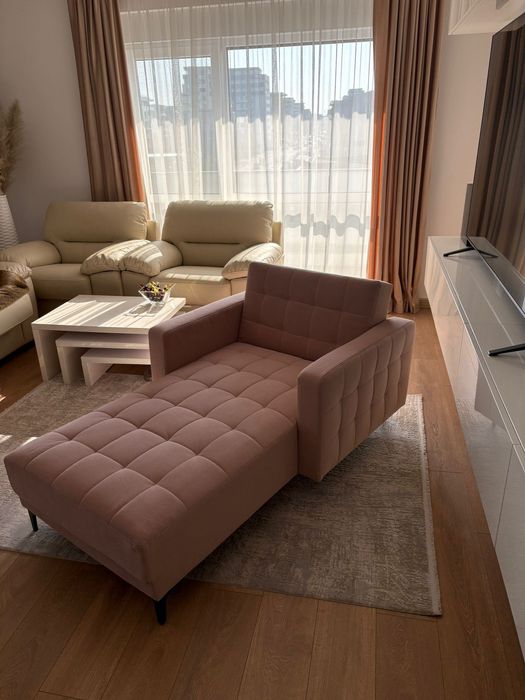Șezlong cu recliner pentru living