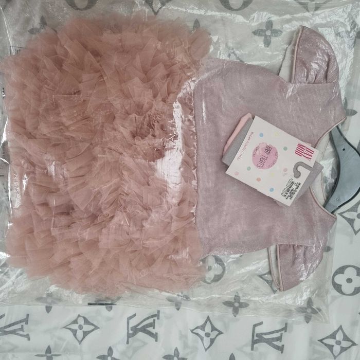 Платье на годик/праздник 12–24 мес