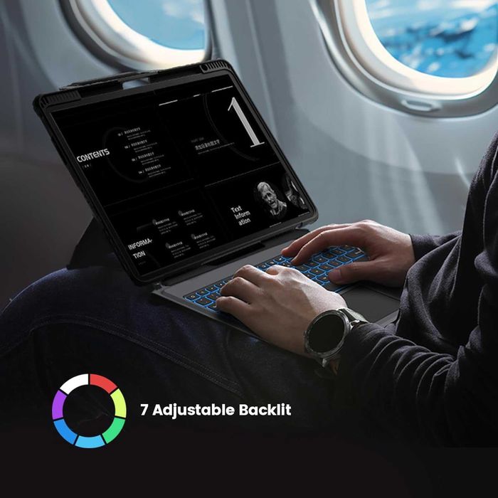 Калъф с клавиатура Nillkin Carry Go за iPad Pro 13 инча (M4) с дръжка