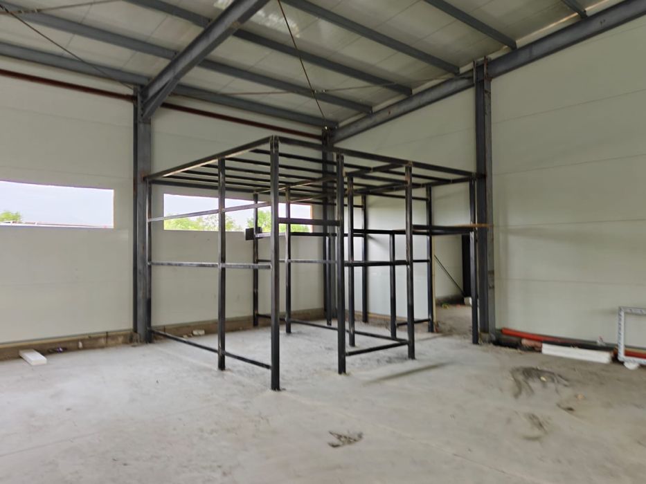 Vestiare incaperi delimitari structuri hale meltalice