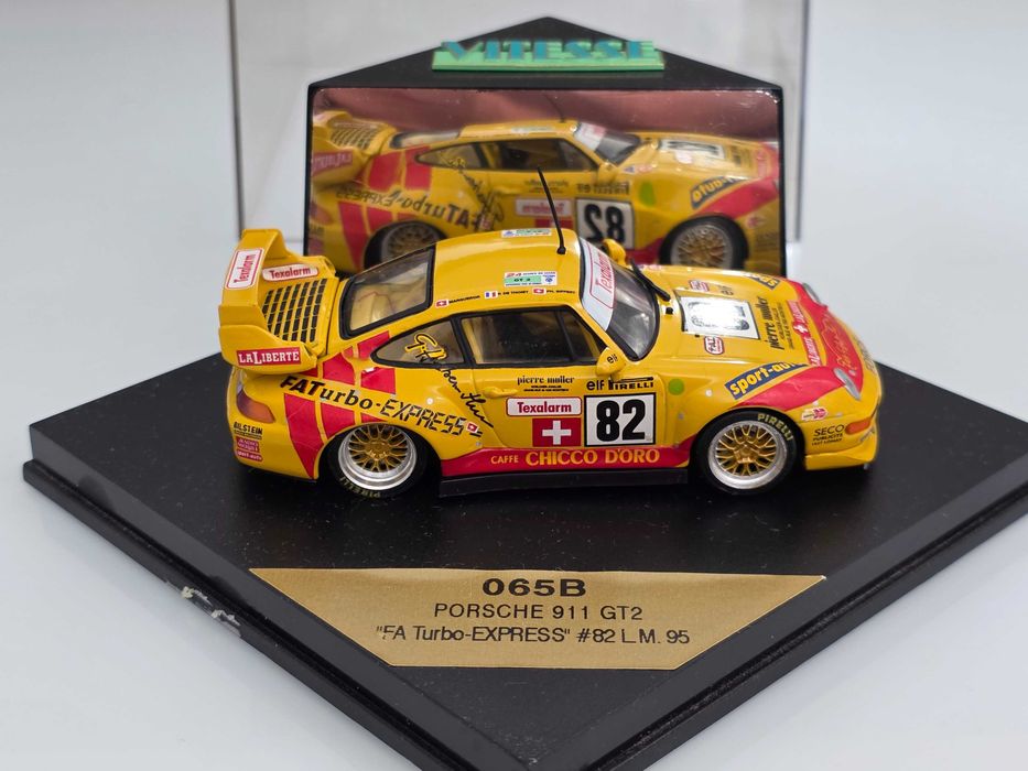 Macheta Auto 1/43 Vitesse Porsche 911 GT2 #82 Le Mans 1995 FA Tubo