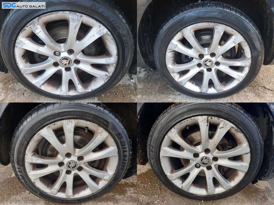 Set 4 Jante Roti Aliaj 225 45 17 R17 5x112 Seat Toledo 3 2005 - 2009 Cod sdgj17bss23