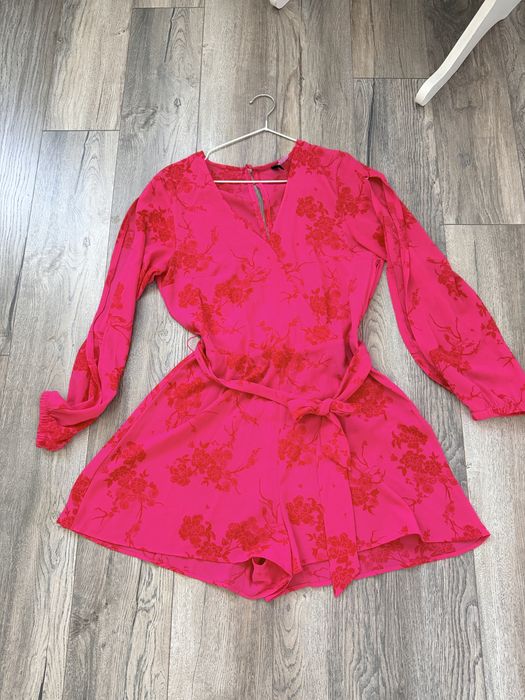 Salopeta scurta H&M, roz, 36