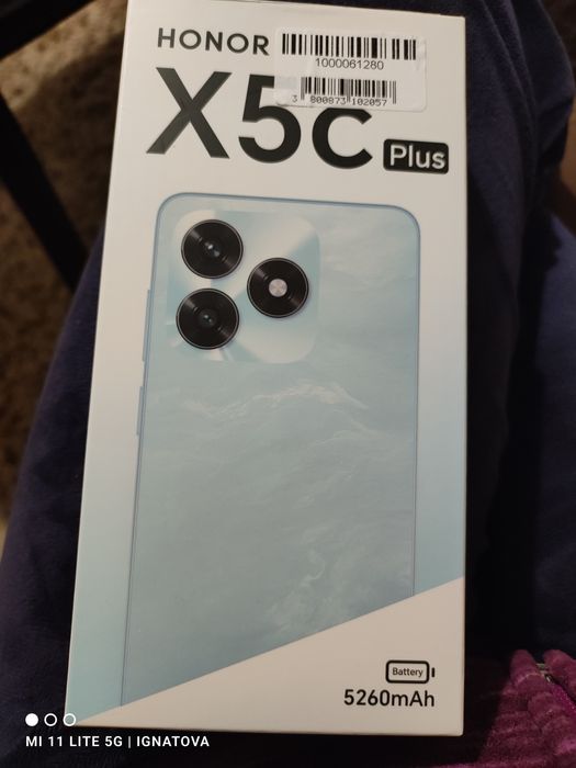 Honor X5 c plus нов черен