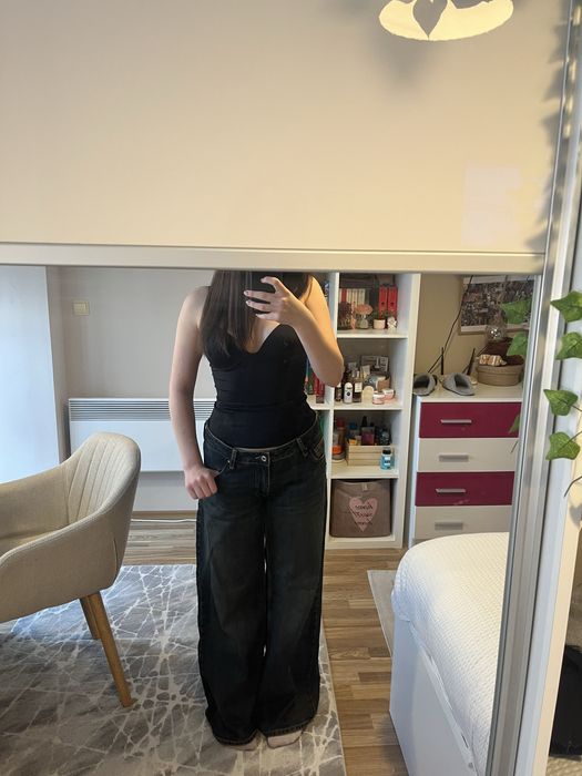 Тъмносини дънки Zara