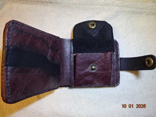 мъжки портфейл  от естествена кожа