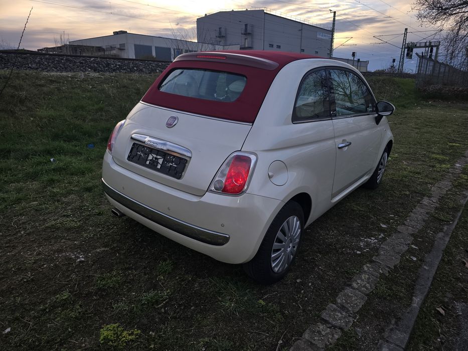 Fiat 500 , 2010 euro 5 decapotabila