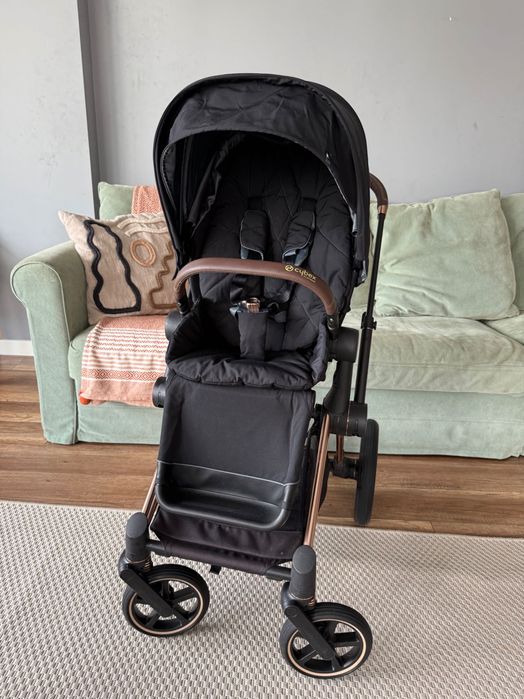 Set Cybex Priam Rose Gold + scoica de masina Cybex Cloud Z2+ adaptoare