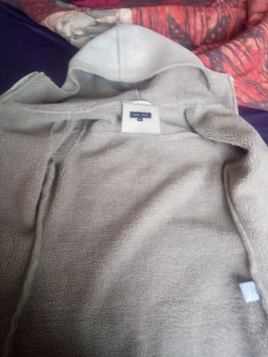 Дамско зимно яке с качулка-Каракул.