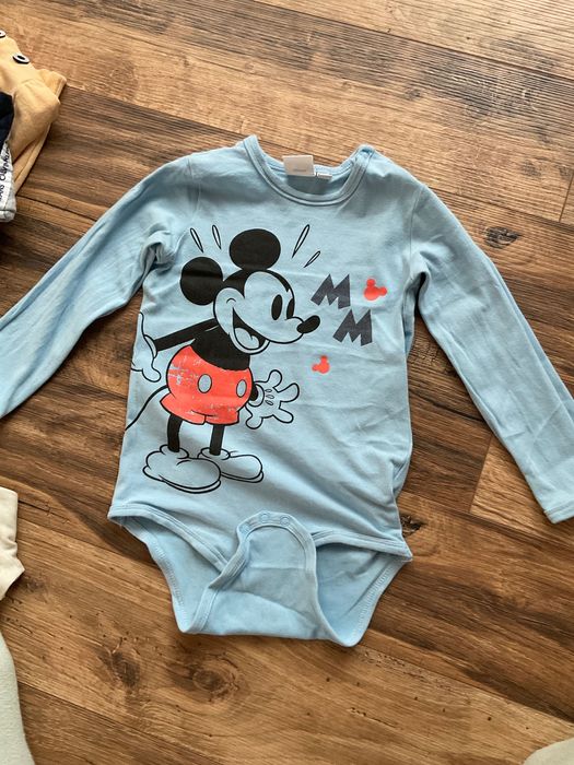 9 Детски блузи/бодита с дълги ръкави, размер 12-24 мес.