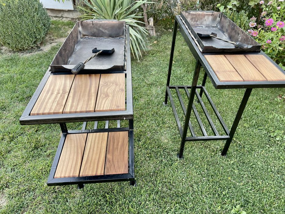 Мангал в стиле лофт.