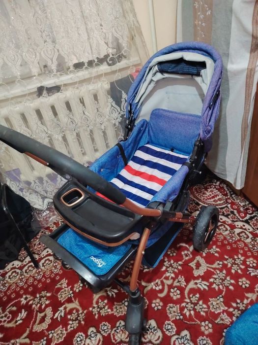 Bolalar kolyaskasi, qishki chixoli, korpachasi bilan