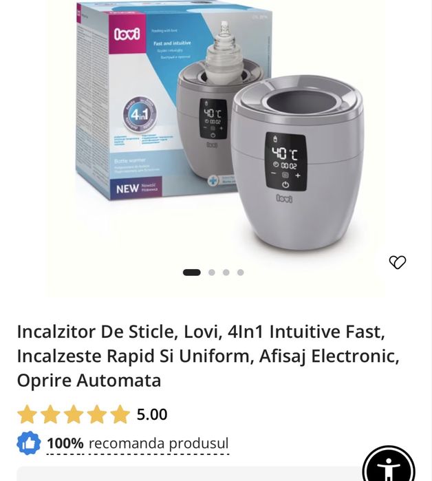 Incalzitor de biberoane si mancare