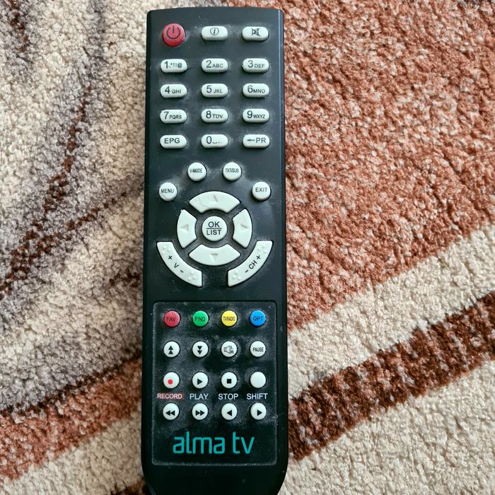 Пульт тв алма тв