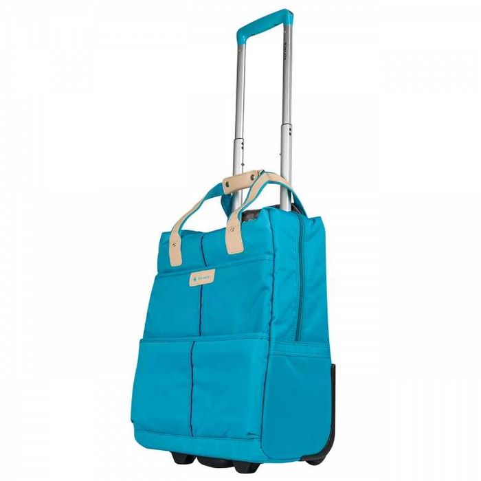 Troler modern SANTORINI TURQUOISE Flyjack Genti de calatorie
