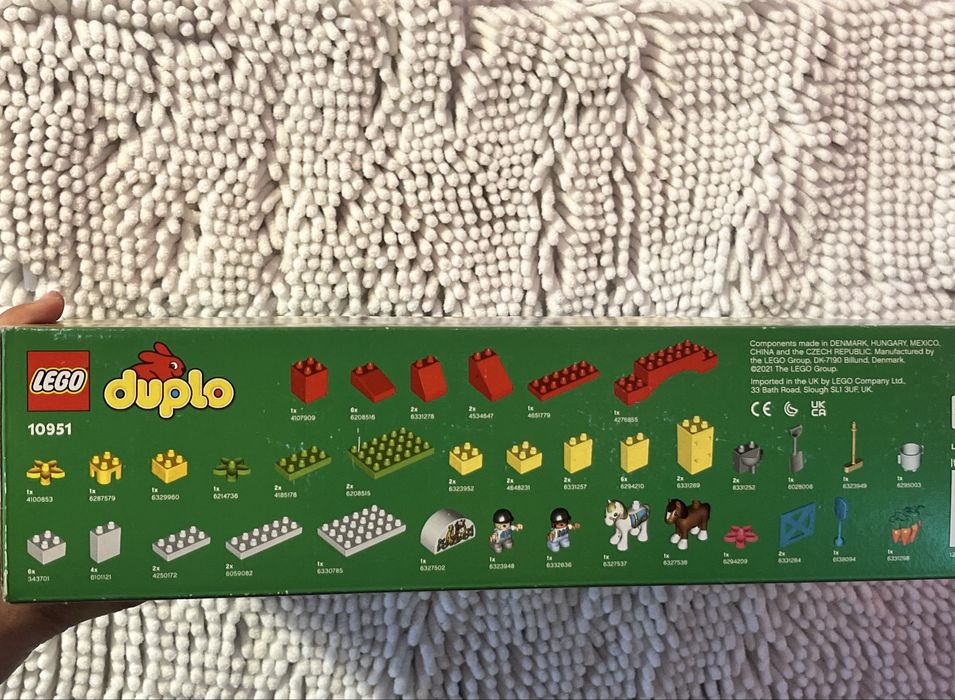 Set Lego Duplo 10951 - fermă caluți