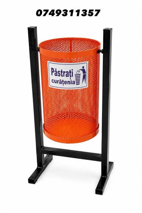 Cos de gunoi exterior cu capac