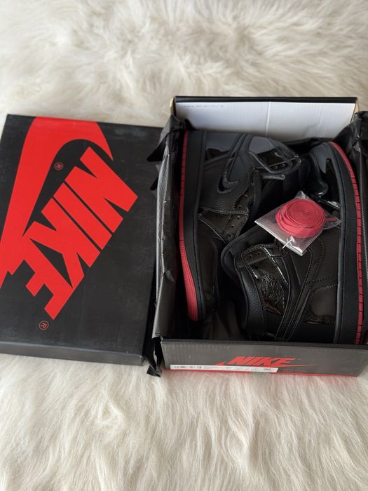 Air Jordan 1 Retro High Black Black Noire Full Box Verificare Colet