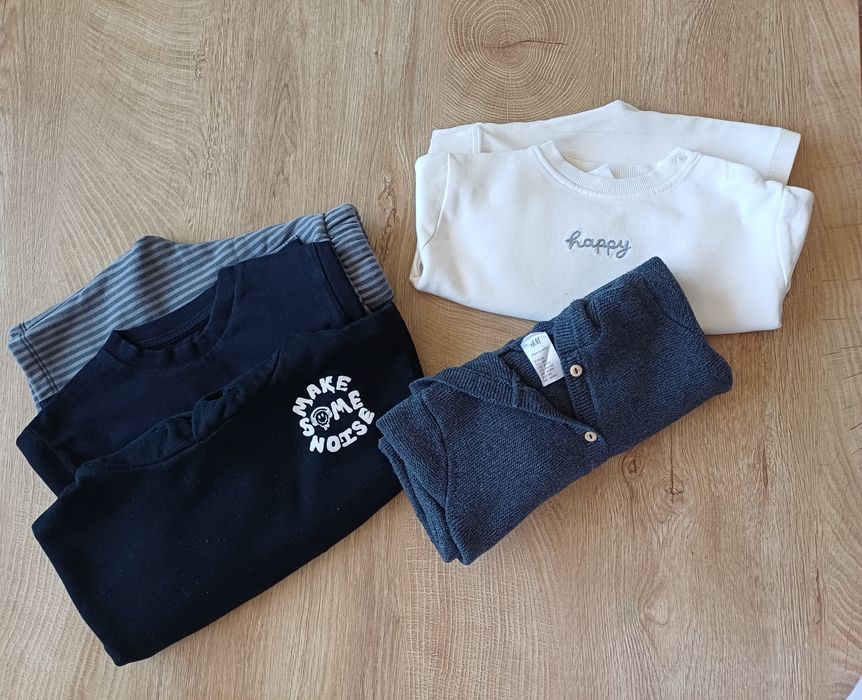 Комплектче та  Next 3-6 месеца и плетен гащеризон H&M