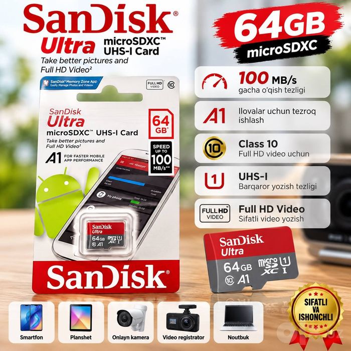 SanDiskUltra 64Gb