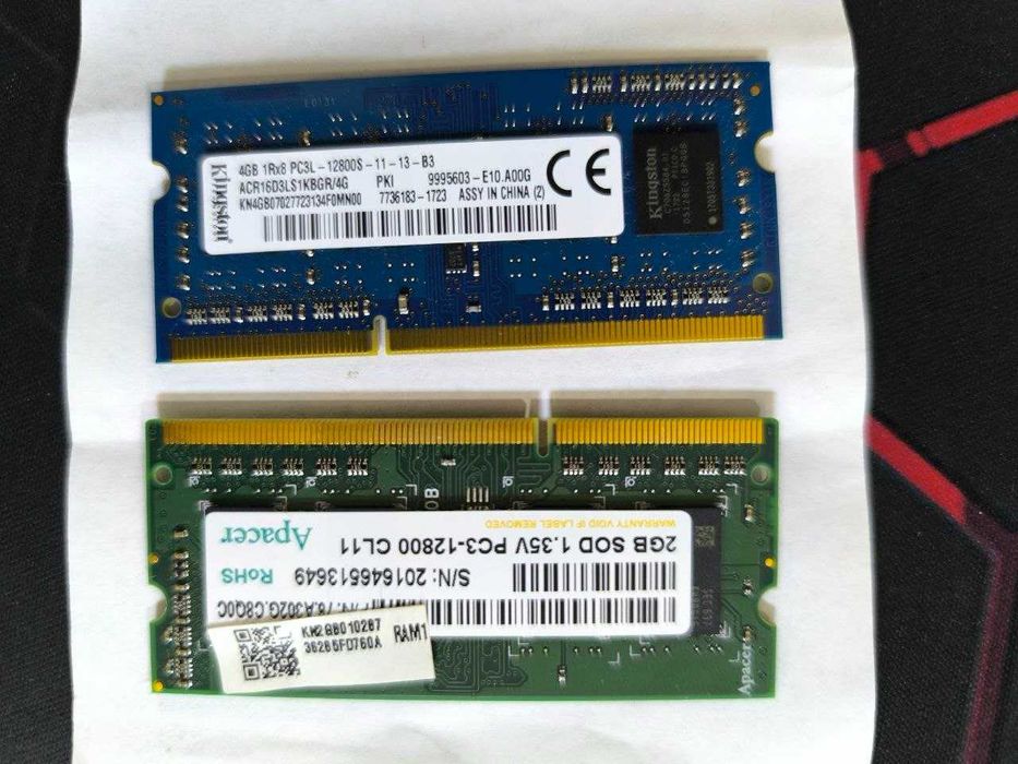 DDR3  4Gb + 2Gb   ОЗУ для нотбука RAM