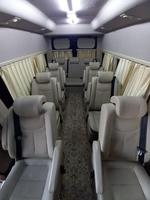 Mikroavtobus xizmati O'zbekiston bo'ylab ichki turizm xizmati