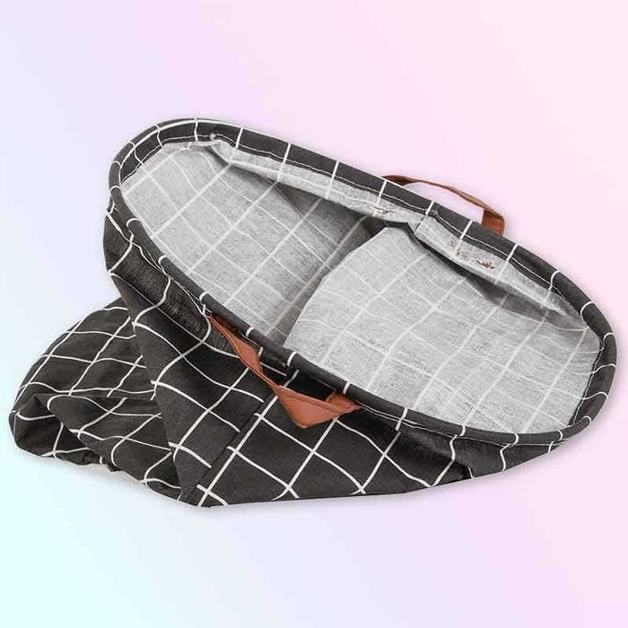 Сгъваем кош за пране XL – голям текстилен контейнер за дрехи и играчки