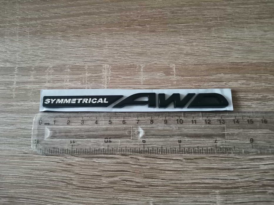 SUBARU Symmetrical AWD черен надпис